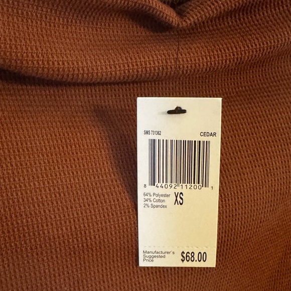 House of Harlow 1960 Brown Off-the-Shoulder Sweater - Picture 7 of 7